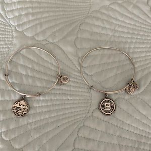 Two Alex and Ani bracelets, “Boston”